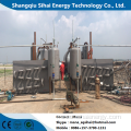 Pyrolysis Machine of Waste Rubber with Cooling System